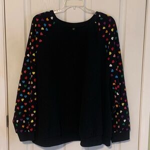 Heart Sleeve Top